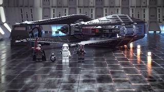 Kylo Rens TIE Fighter  LEGO Star Wars  75179  Product Animation [upl. by Anerac]