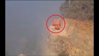 Heavy Equipment Excavators Accident amp Incredible Trucks Fails [upl. by Ecinom]