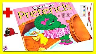 BARNEY quotBABY BOP PRETENDSquot  Read Aloud  Storybook for kids children [upl. by Olag]