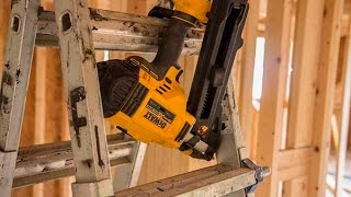 Dewalt Metal Hanger Nailer DCN693M1 Review [upl. by Nahgiem]