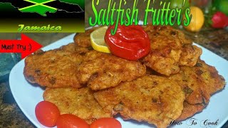 HOW TO MAKE JAMAICAN SALTFISH FRITTERS RIGHT THE FIRST TIME [upl. by Aillicsirp]