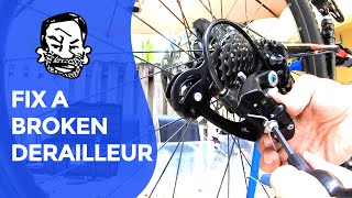 Derailleur repair for beginners [upl. by Nomyad]