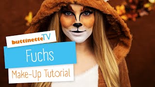 Fuchs schminken  buttinette TV MAKEUP TUTORIAL [upl. by Bass]