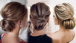 Simple updo for long hair  Bridesmaid hairstyles 2020  Wedding hairstyles that last all day [upl. by Daza]