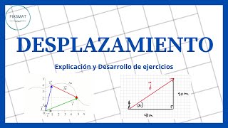 Desplazamiento  ejercicios resueltos [upl. by Bender]