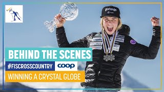 Winning a crystal globe  FIS Cross Country [upl. by Aenitsirhc]