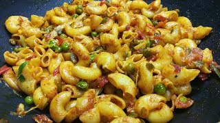 Macaroni Recipe  Indian Style Macaroni Pasta Recipe [upl. by Holly]