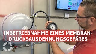 Reflex Inbetriebnahme eines MembranDruckausdehnungsgefäßes  SHKTV [upl. by Assecnirp]