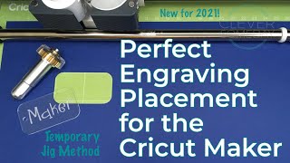 Cricut Engraving Placement  Temporary Jig Method [upl. by Garin464]