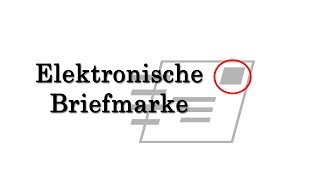 Die Elektronische Briefmarke Tutorial Internetmarke [upl. by Mateusz]