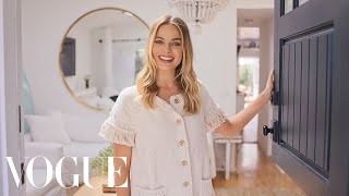 73 Questions With Margot Robbie  Vogue [upl. by Ahtelat246]