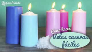 Velas Caseras fáciles [upl. by Anelrats]