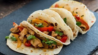 Skillet Chicken Fajitas [upl. by Assenar803]