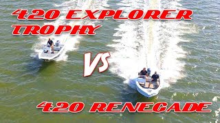 420 Renegade SC vs 420 Explorer Trophy [upl. by Amado970]