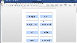 How to make flashcards using Word Simple and Efficient [upl. by Wivinah]