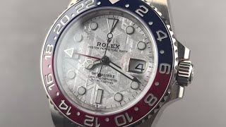 Rolex GMTMaster II quotPepsiquot Meteorite Dial 126719BLRO Rolex Watch Review [upl. by Camellia963]