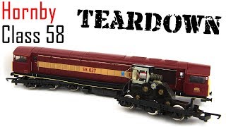 Hornby Class 58 Bogie Removal amp Motor Access Teardown [upl. by Einyaj516]