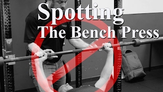 How to Spot the Bench Press  On the Platform [upl. by Lelia]