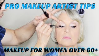 How to do Makeup on Women over 60 Makeup Tutorial  mathias4makeup [upl. by Ardnasak]