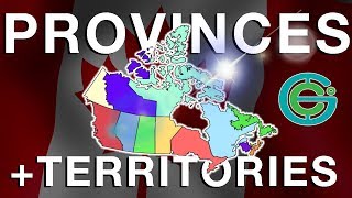 CANADA Provinces  Territories explained Geography Now [upl. by Zeret]