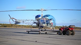 Bell 47  H13 helicopter review and flight [upl. by Aelyk190]