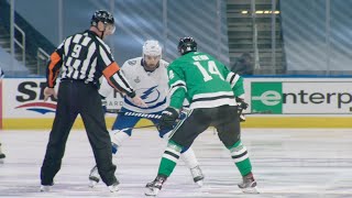 Referees Wes McCauley amp Dan O’Rourke before and during Game 3 [upl. by Gianna]