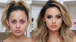 FULL COVERAGE GLAM MAKEUP TUTORIAL [upl. by Rutherfurd]