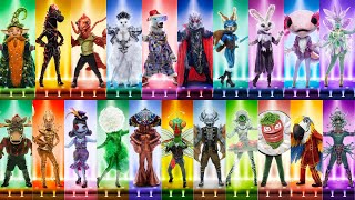 ALL SEASON 9 MASKED SINGER REVEALS 2023 [upl. by Nessa]