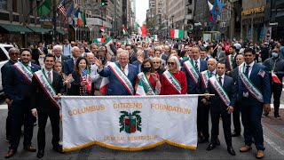 Columbus Day Parade returns to NYC [upl. by Yelram]