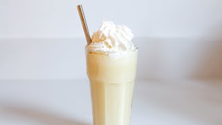 Vanilla Milkshake Recipe  2 Ingredients Only [upl. by Leelahk]