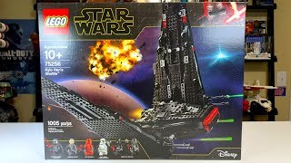 LEGO Star Wars 75256 KYLO RENS SHUTTLE Review 2019 [upl. by Elison]