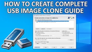 How to Create a Clone Image of Your USB Flash Drive Guide [upl. by Amal79]