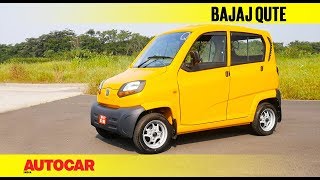 Bajaj Qute  First Drive Review  Autocar India [upl. by Ian]