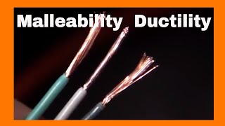 Malleability and DuctilityPhysical Properties [upl. by Leilamag]