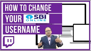 How to change username of SBI internet Banking [upl. by Shiverick]