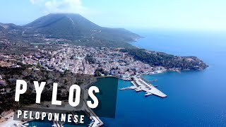 Pylos by drone Messenia Peloponnese  GREECE 🇬🇷 [upl. by Fillbert]