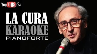 LA CURA KARAOKE pianoforte [upl. by Dnomaj]