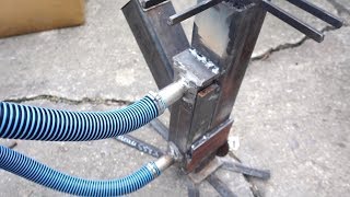 Rocket Stove Water Heater First Attempt [upl. by Lorinda]