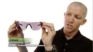 Tifosi Podium Fototec Sunglasses Review from Performance Bicycle [upl. by Airrotal]