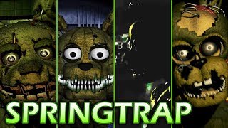 Evolution of Springtrap in FNAF 20152017 [upl. by Laniger]