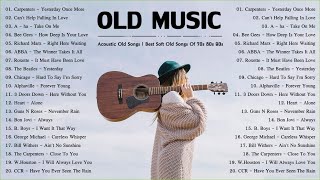 Acoustic Old Music  Best Soft Old Songs Of 70s 80s 90s [upl. by Rose]