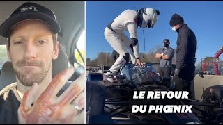 Romain Grosjean reprend le volant en IndyCar 3 mois après son terrible accident [upl. by Ruon931]