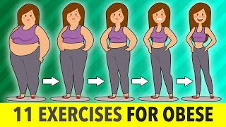 11 Exercises For Obese Beginners At Home [upl. by Alihet]