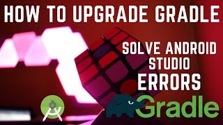 How to update gradle in android studio amp How to solve android studio sync problems Gradle update [upl. by Alleen]