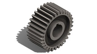 Solidworks Tutorial40  Design a Gear [upl. by Osicnarf875]