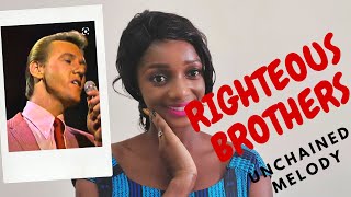 RIGHTEOUS BROTHERS  UNCHAINED MELODY 1965   REACTION  FIRST TIME HEARING [upl. by Llenyaj]