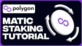 How To Use Polygon MATIC Staking Crypto Staking 2023 [upl. by Zeuqcaj]