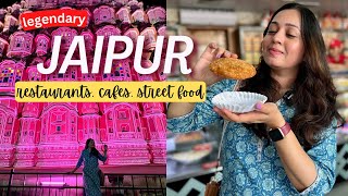 16 LEGENDARY Jaipur Restaurants Cafes and Street Food Places worth visiting  Jaipur Food [upl. by Eitsym]