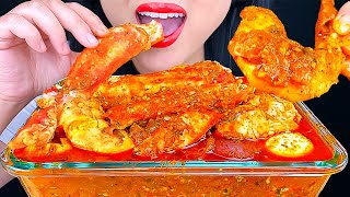 ASMR GIANT DESHELLED KING CRAB amp SHRIMP SEAFOOD BOIL MUKBANG  Eating Show  ASMR Phan [upl. by Tihw]