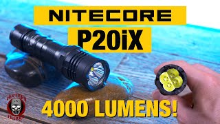 Is this the BEST Tactical Floodlight for Law Enforcement Nitecore P20iX 4000 Lumen flashlight [upl. by Fiann]